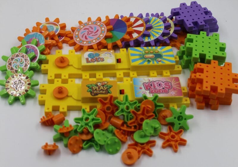 Blocs de Construction Électriques DIY – Engrenages Lumineux