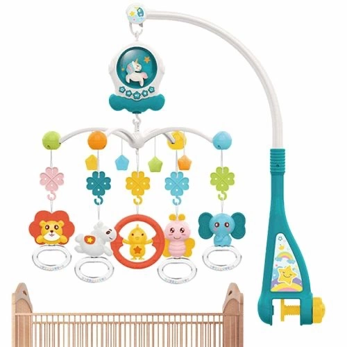 Mobile musical bébé HUANGER – Jouet d’éveil suspendu avec musique