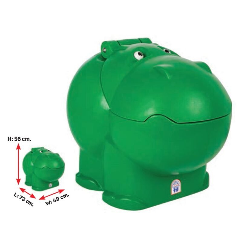 Coffre à Jouets Enfant Hippopotame – Boîte de Rangement Ludique