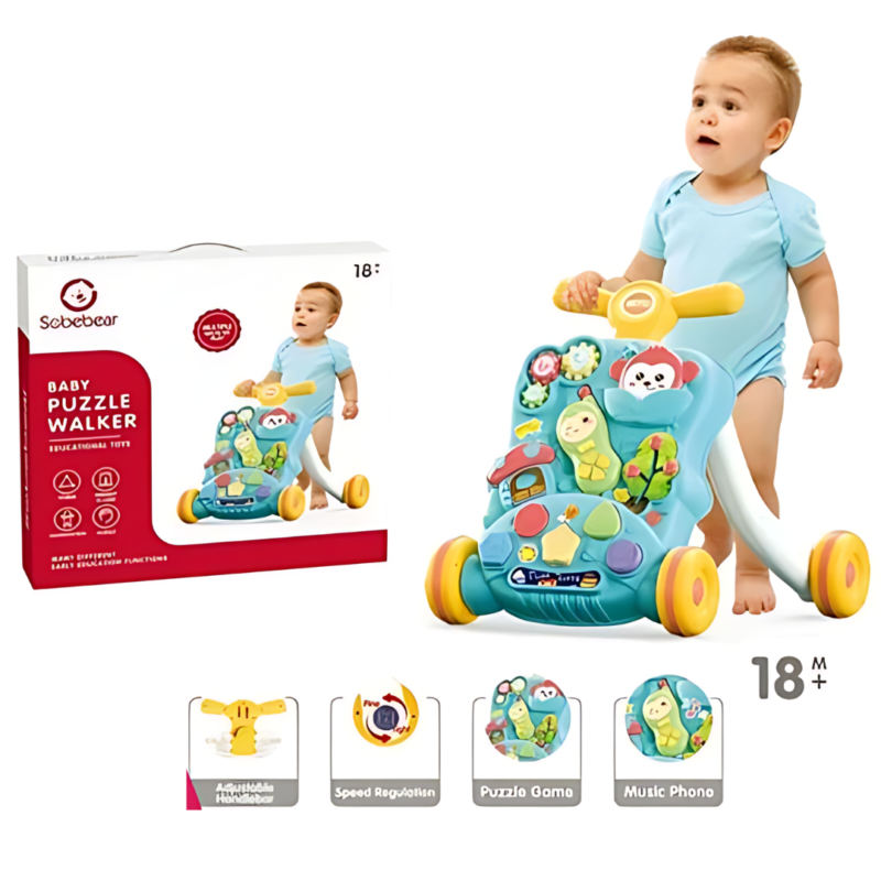 Trotteur Bébé Puzzle Interactif Musical 18 Mois+