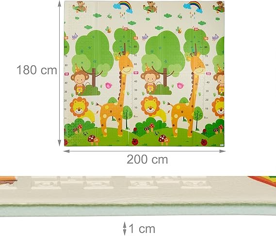 Tapis de jeu éducatif pliable pour bébé