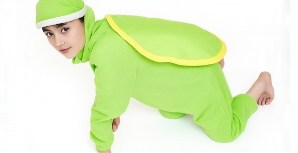 Déguisement Tortue Enfant – Costume Vert avec Carapace 3D