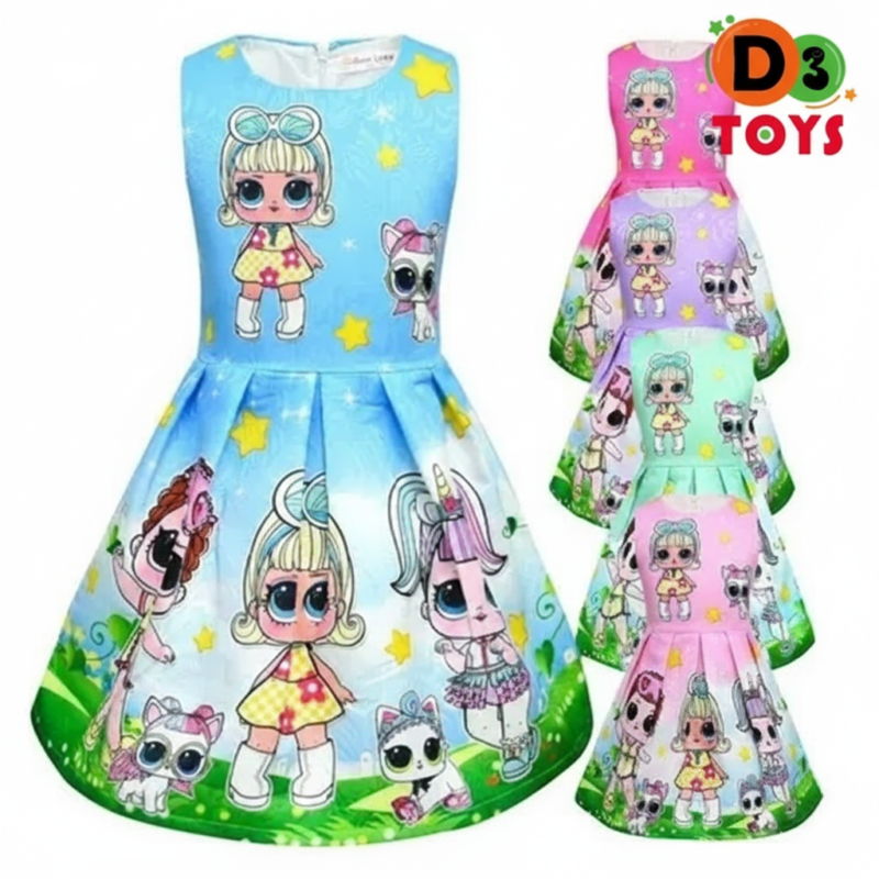 Robe Déguisement Poupée Fashion Enfant