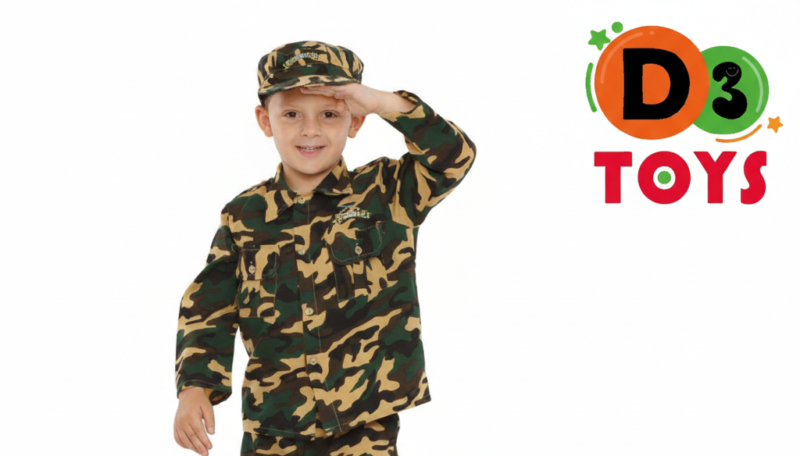 Déguisement Militaire Enfant – Costume Soldat Camouflage