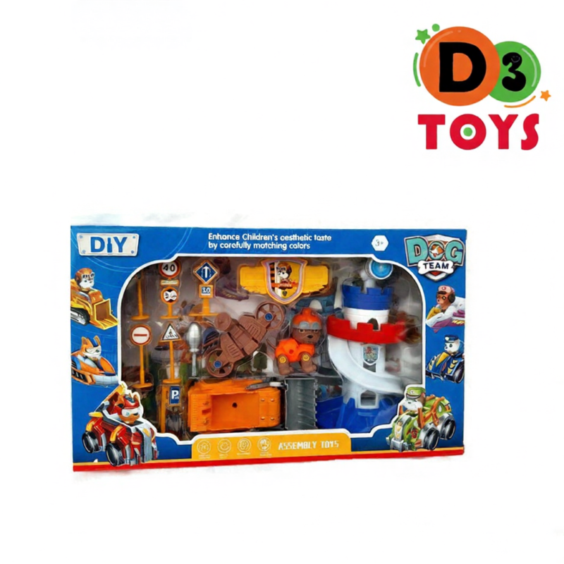 Coffret de jeu Paw Patrol – Rubble et Tour d’Action