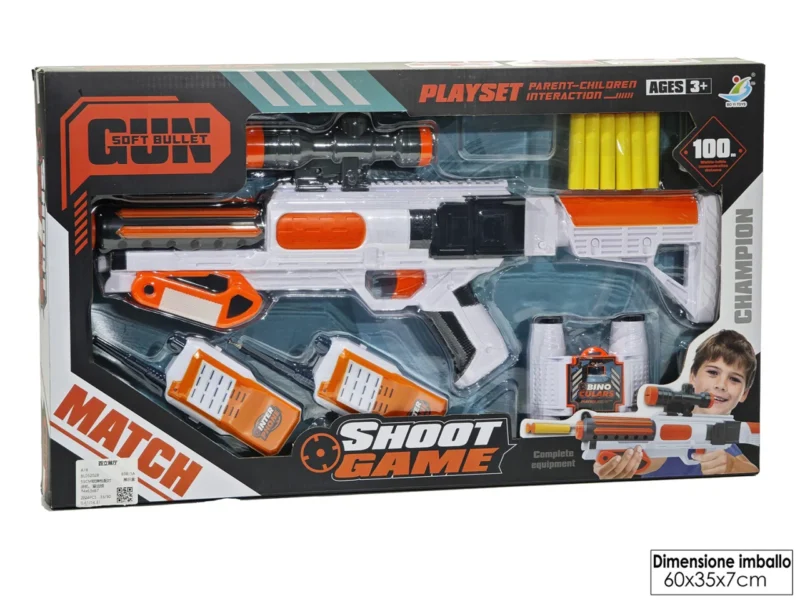 Pistolet Power Shot Blaster Enfant