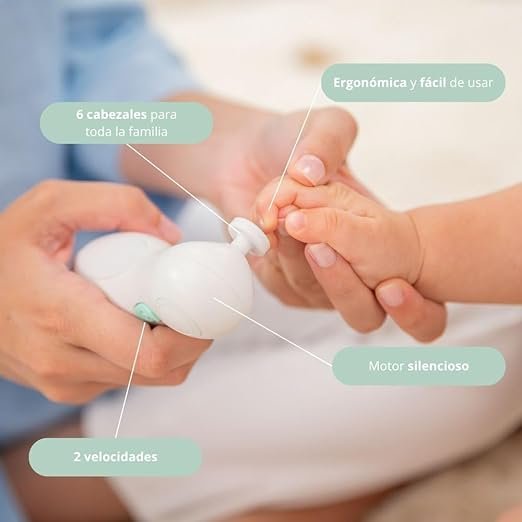 Miniland Baby Nail Trimmer – Lime à Ongles Électrique pour Bébé