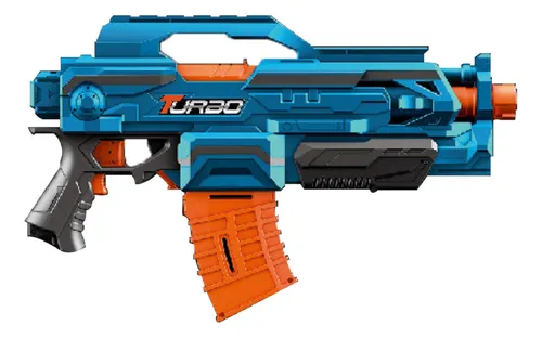 Pistolet Blaster Attack Force – Soft Bullets (24 fléchettes)
