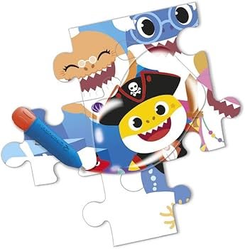 Puzzle Magique à l’Eau Baby Shark – Water Magic Puzzle (15 pièces)