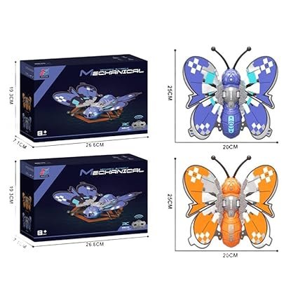 Insecte Robot Télécommandé Rechargeable – Papillon Mécanique RC