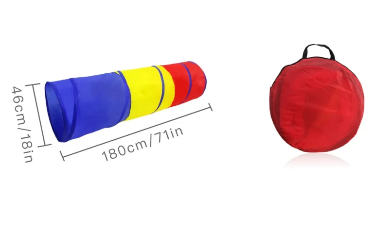Tunnel de Jeu Pliable pour Enfants – Multicolore