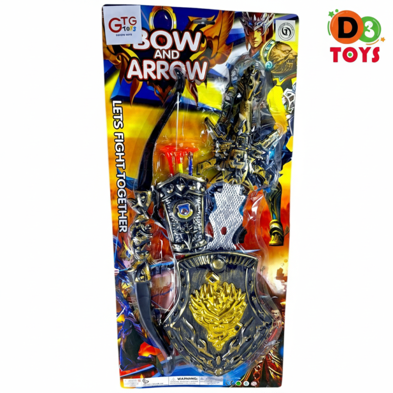Set Arc & Flèches Enfant – Kit Guerrier avec Bouclier & Accessoires