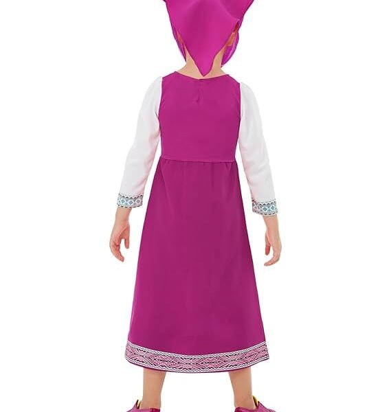Déguisement Masha Fille – Costume Princesse Rose Classique