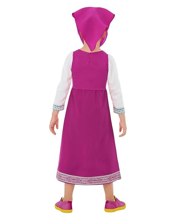 Déguisement Masha Fille – Costume Princesse Rose Classique