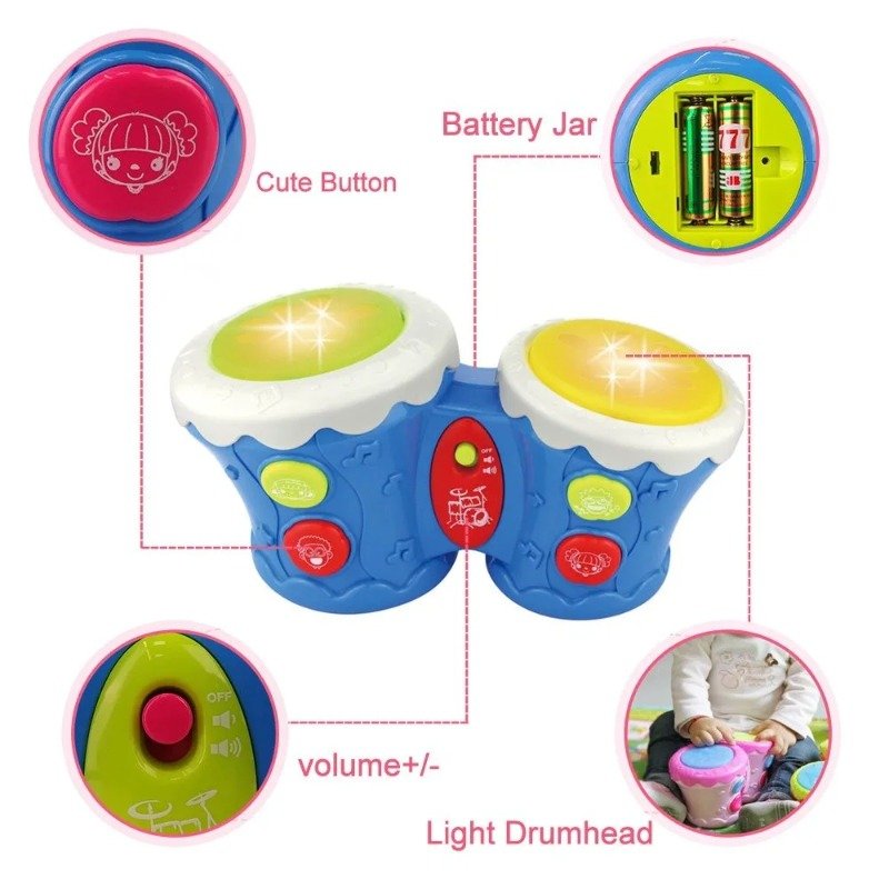 Mini Batterie Musicale pour Bébé