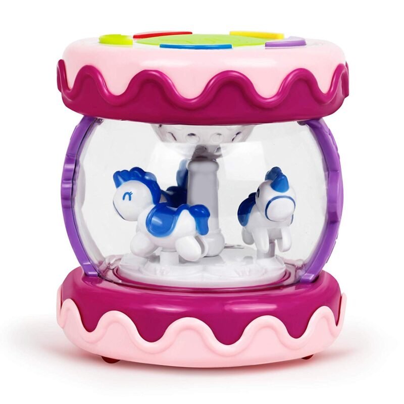 Tambour Musical Lumineux Bébé – Carrousel Éducatif