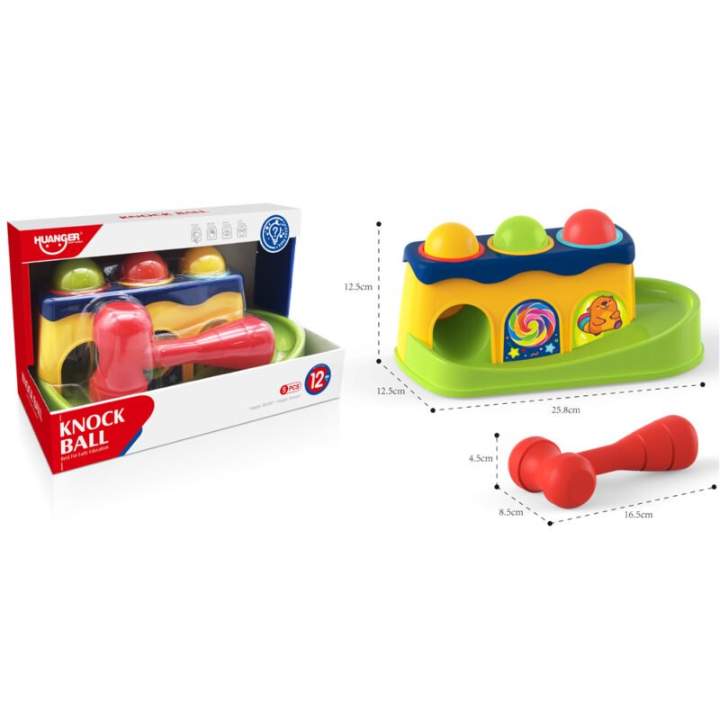 Jeu Marteau à Boules pour Bébé – Knock Ball avec 6 Pièces