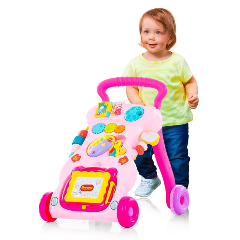 Trotteur Musical Éducatif 2 en 1 pour Bébé