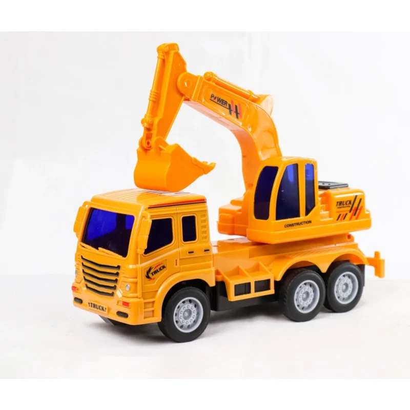 Camion Chantier Télécommandé avec Pelleteuse – Jouet RC Construction Enfant (3+)