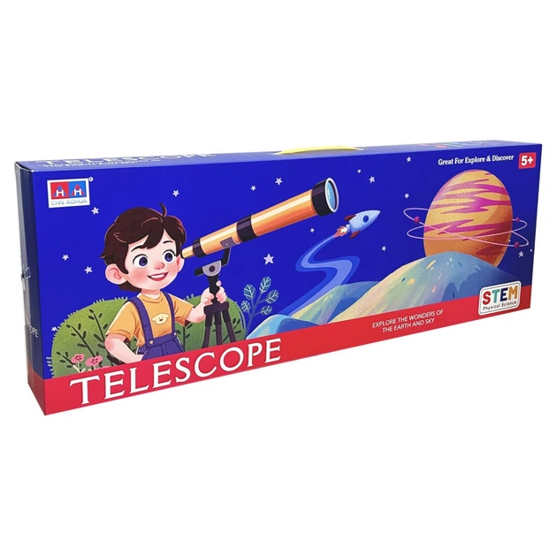 Télescope Enfant Educatif STEM – Kit d’Observation Astronomique (5+)