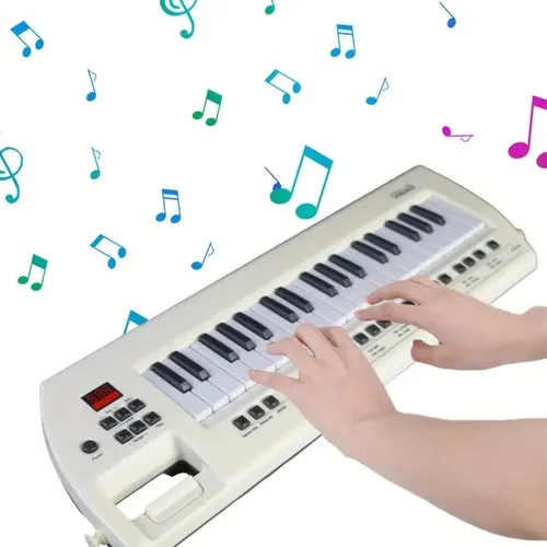 Piano Électronique Enfant 37 Touches avec Micro & USB – Piano Musical Portable (3+)