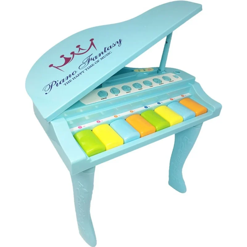 Piano Enfant Électronique avec Pieds – Mini Piano Musical Multicolore (3+ ans)