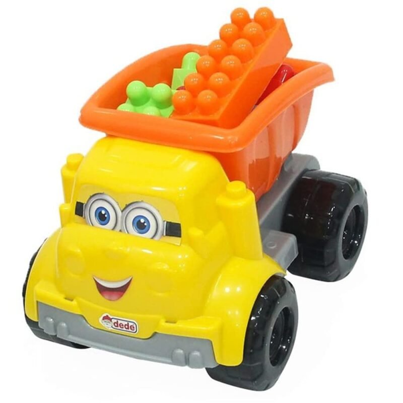 Camion Benne Jouet avec Blocs de Construction – Dumper Truck Éducatif pour Enfants