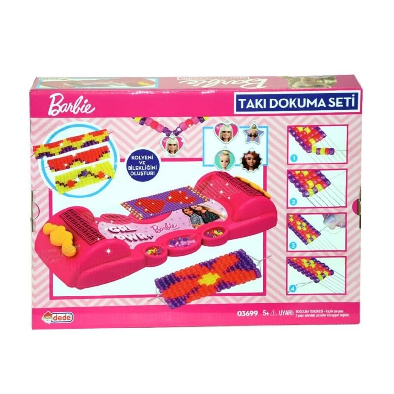 Kit Créatif Barbie – Métier à Tisser Bracelets et Colliers pour Enfants