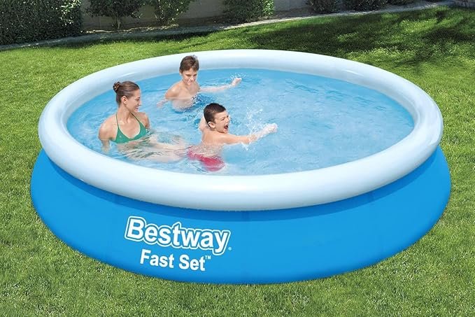 Piscine Gonflable Bestway Fast Set 366 x 76 cm – Piscine Hors Sol Familiale Autoportante