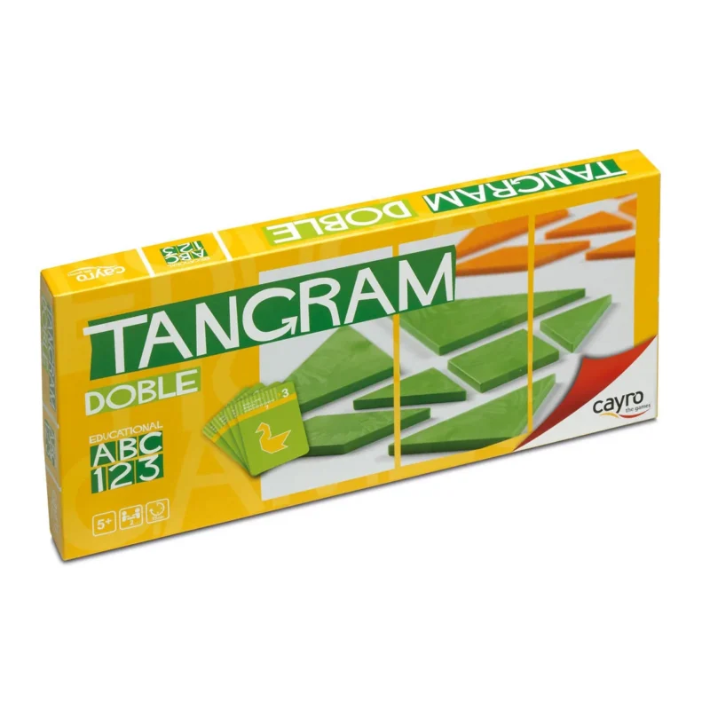 Jeu Tangram Double Éducatif – Puzzle de Réflexion et Logique pour Enfants