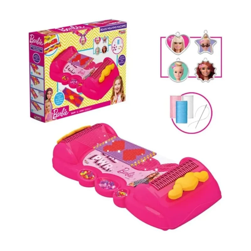 Kit Créatif Barbie – Métier à Tisser Bracelets et Colliers pour Enfants