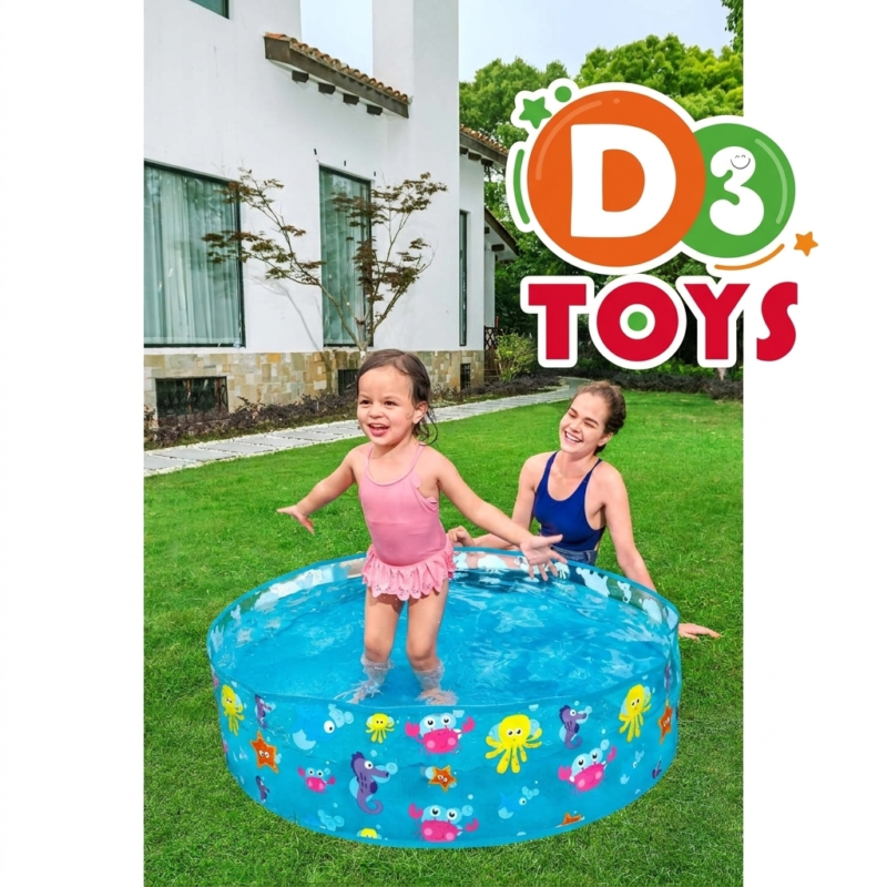 Piscine Enfant Bestway Aquatic Fill 'N Fun – Piscine Rigide Motifs Océan pour Jardin