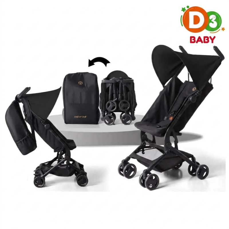 Poussette Bébé Ultra Compacte Pliable – Voyage Cabine avec Sac de Transport – Légère & Pratique