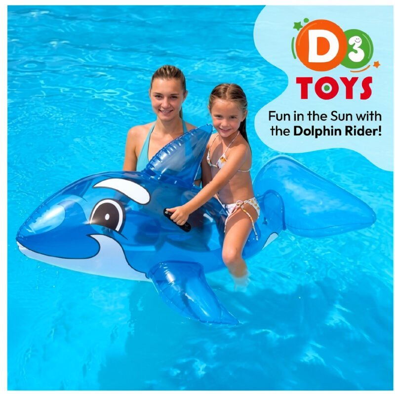 Bouée Gonflable Orque Enfant Bestway – Flotteur Piscine Ride-On avec Poignées