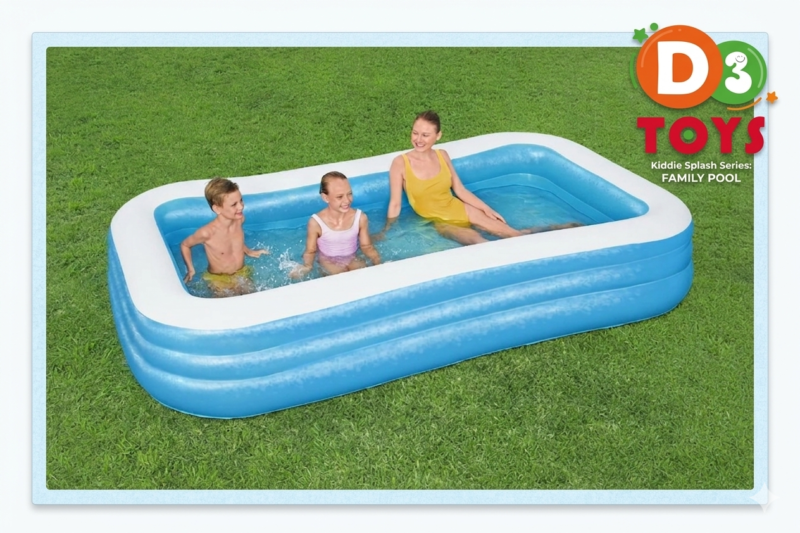 Grande Piscine Gonflable Familiale Bestway – Piscine Rectangulaire pour Jardin