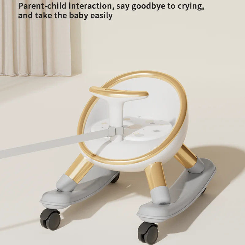 Chaise d’Apprentissage Bébé Multifonction avec Roues – Siège Évolutif pour Repas et Jeux