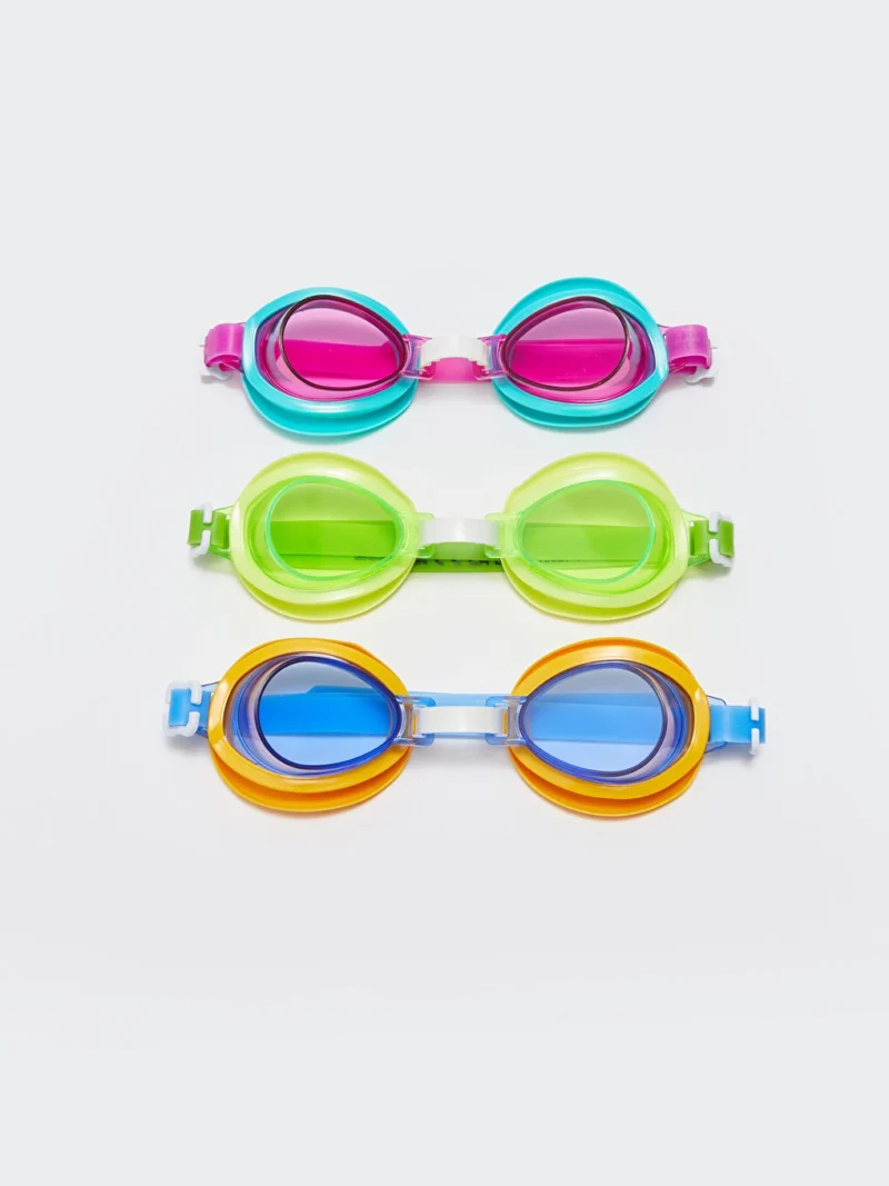 Lunettes de Natation Enfant Colorées – Anti-buée & Ajustables pour Piscine