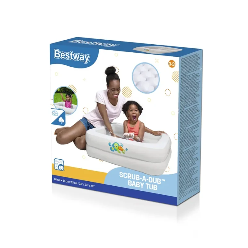 Baignoire Gonflable pour Bébé Bestway – Scrub-A-Dub Baby Tub