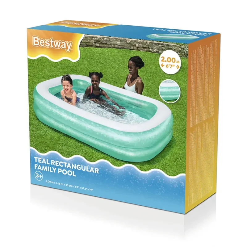 Piscine Gonflable Familiale Rectangulaire