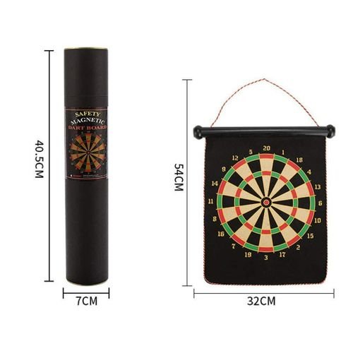 Jeu de Fléchettes Magnétique Double Face – Cible Dart Board avec Fléchettes Sécurisées