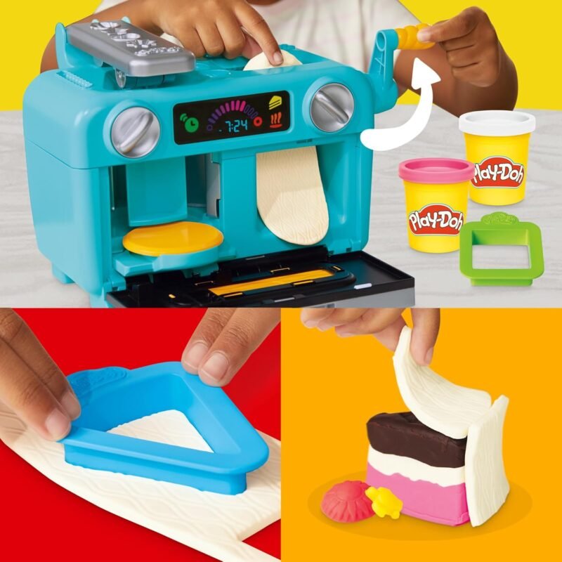 Play-Doh Super Slice Cake Playset – Kit Pâtisserie Créatif Enfant