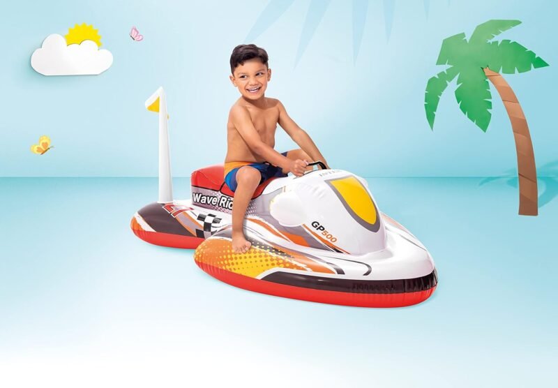 Jet Ski Gonflable pour Enfants – Bouée Flottante Piscine