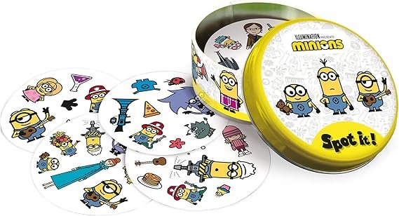 Spot It! Minions – Jeu de Cartes d’Observation Rapide | Plusieurs Thèmes Disponibles