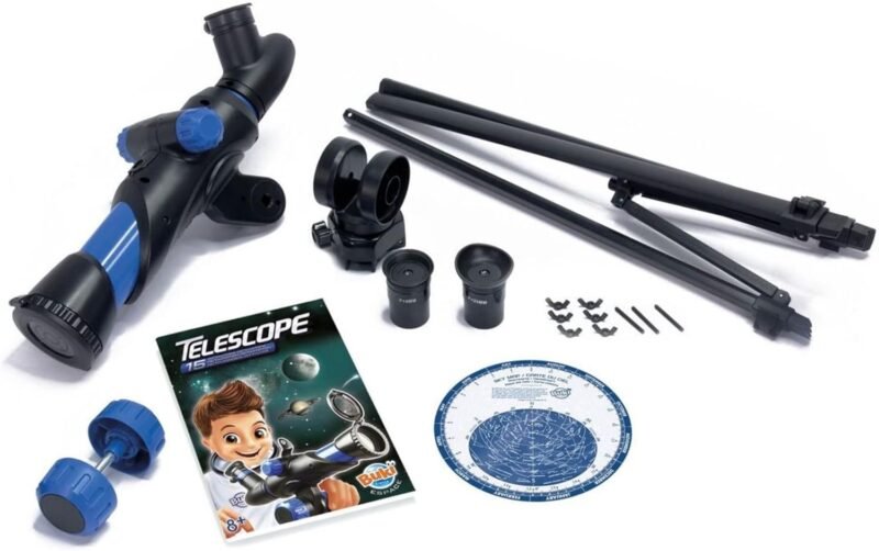 Télescope éducatif pour enfants avec trépied – Observation de la Lune et des étoiles