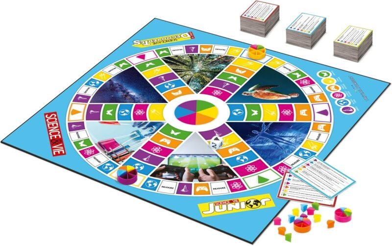 Trivial Pursuit Science & Vie Junior – Jeu de Questions & Réponses Éducatif pour Enfants