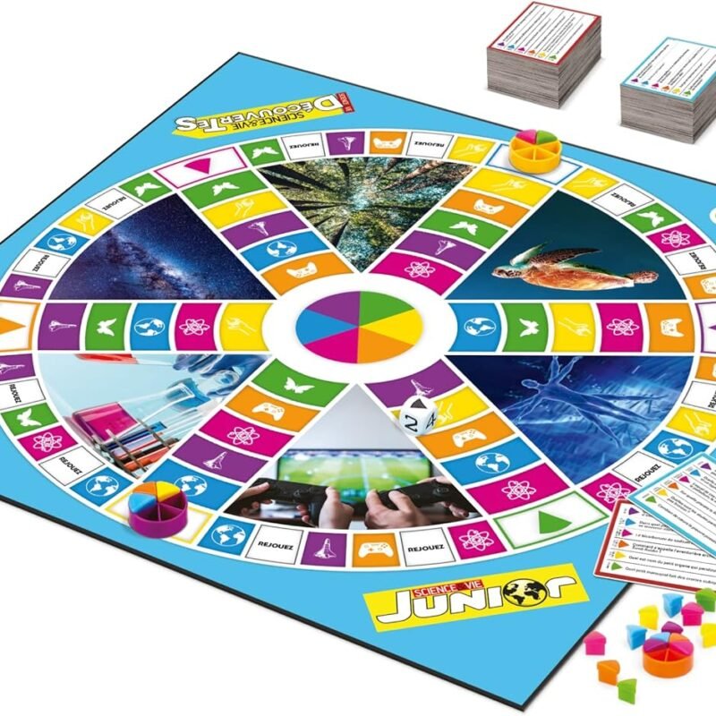 Trivial Pursuit Science & Vie Junior – Jeu de Questions & Réponses Éducatif pour Enfants