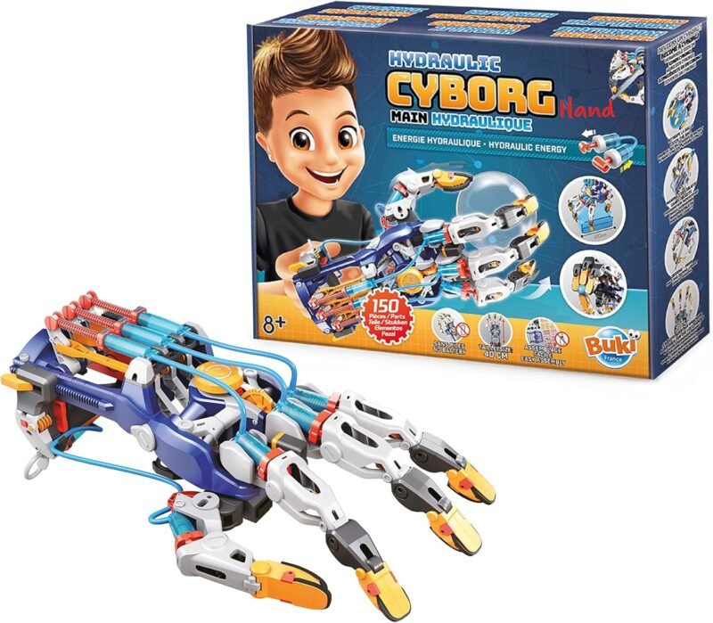 Main Hydraulique Cyborg Hand – Kit Scientifique Éducatif pour Enfants