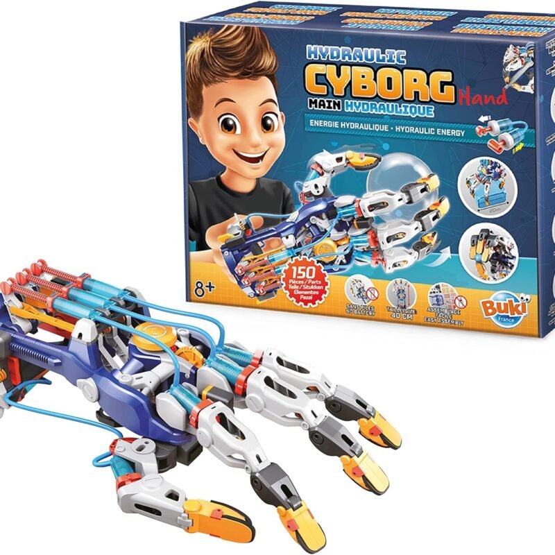 Main Hydraulique Cyborg Hand – Kit Scientifique Éducatif pour Enfants