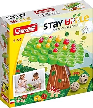 Quercetti Stay Apple – Jeu d’Équilibre Arbre Éducatif pour Enfants et Famille