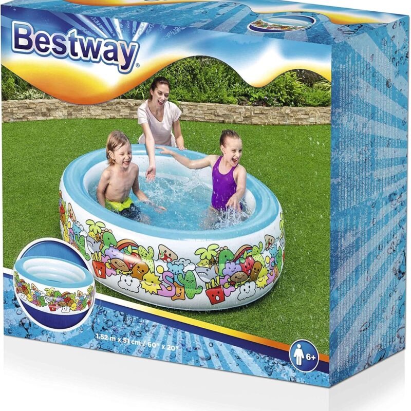 Piscine Gonflable Enfant Motifs Colorés